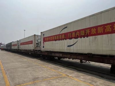 全省首趟！巴西果汁順利運抵贛州國際陸港，助力進出口雙循環